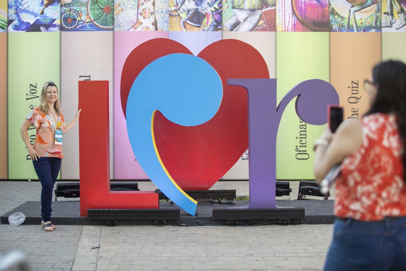 LER sign at the 2024 edition at Pier Mauá