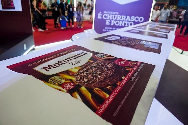 Meat brand activation at a booth