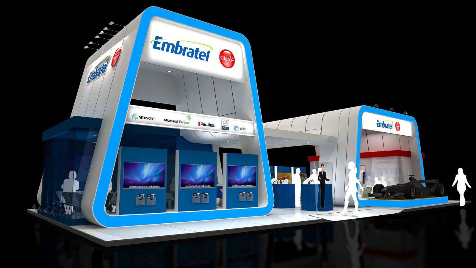 Booth design for Embratel
