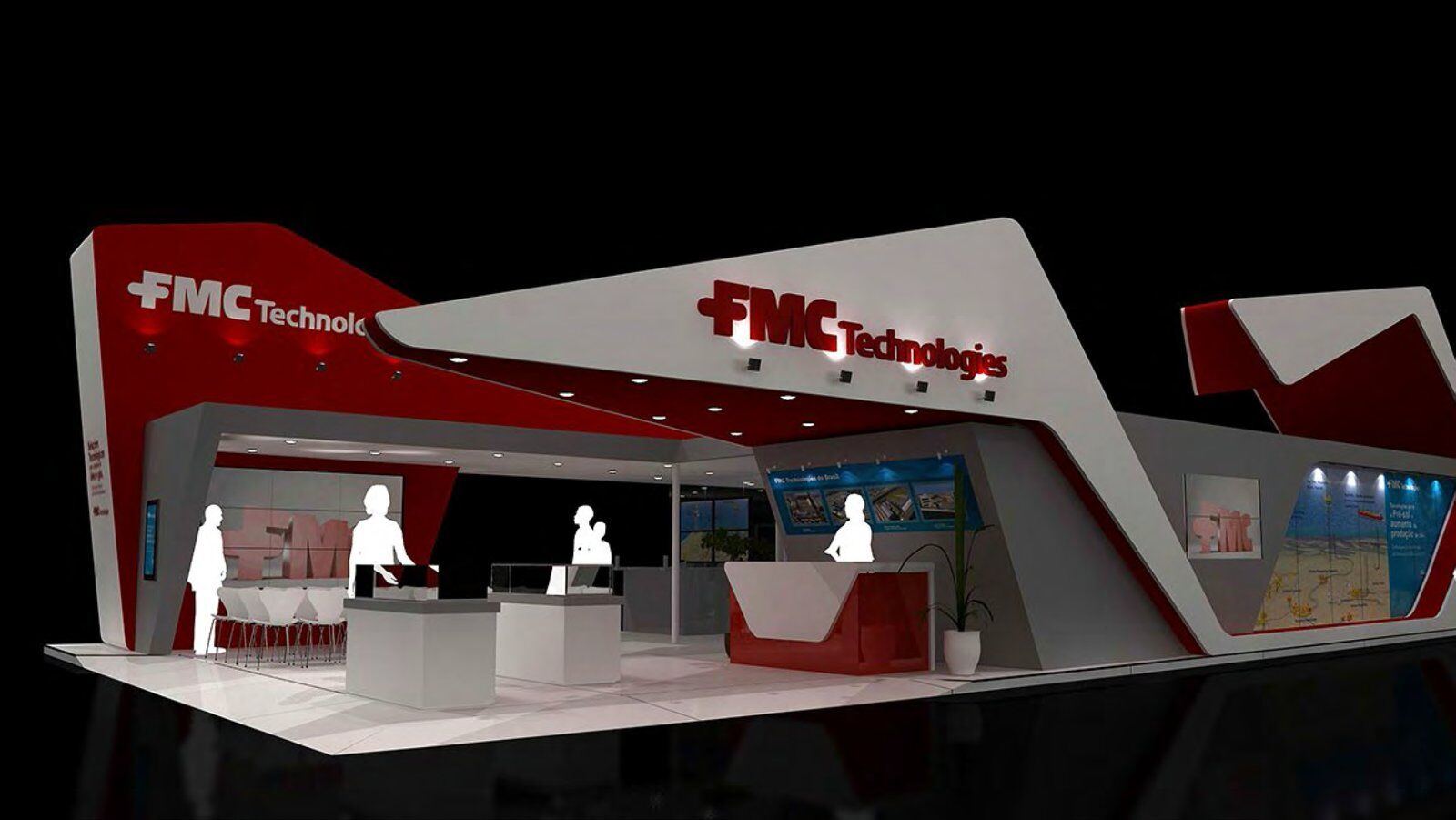 Booth design for FMC Technologies