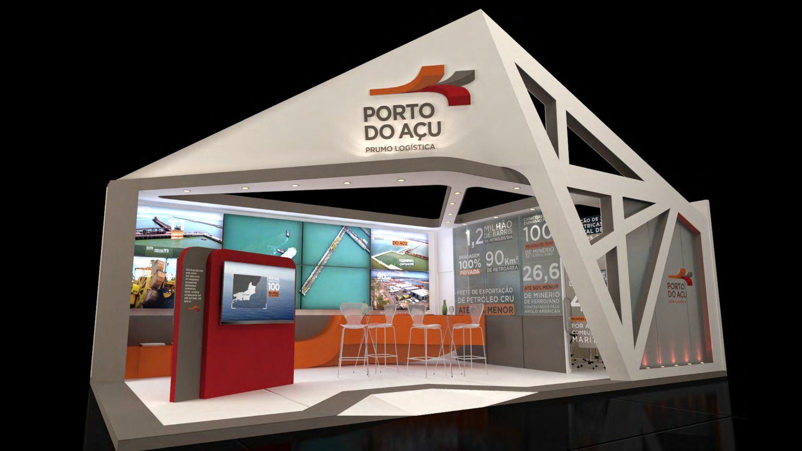 Booth design for Porto do Açu